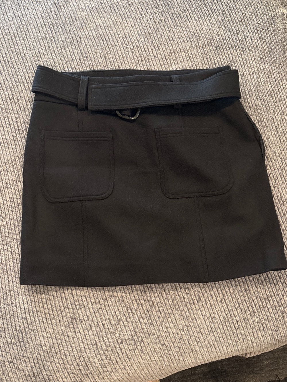 NWOT Sezane Gillie Skirt - size 42, black, wool - Picture 7 of 7